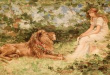 lion and girl